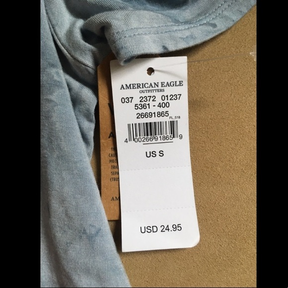 AEO Soft & Sexy Cold Shoulder Tie Sleeve Top - Picture 5 of 6